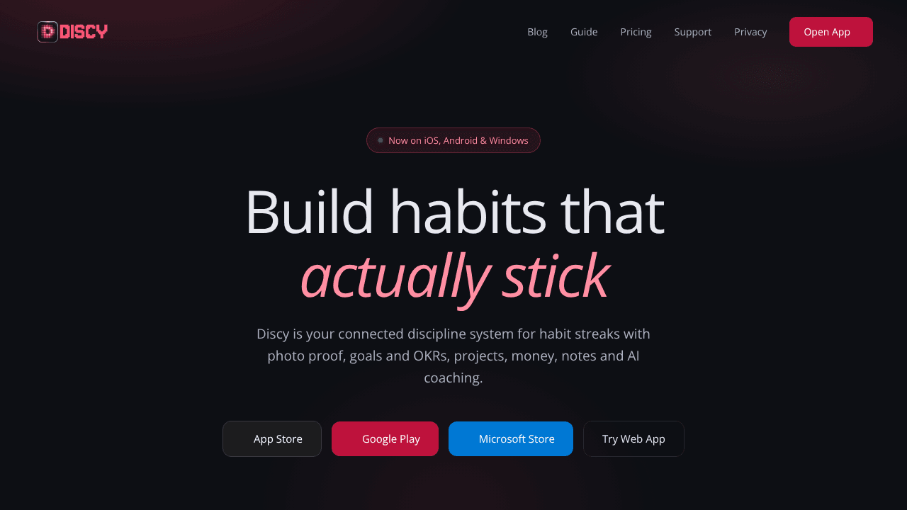 Discy - AI Life Tracker