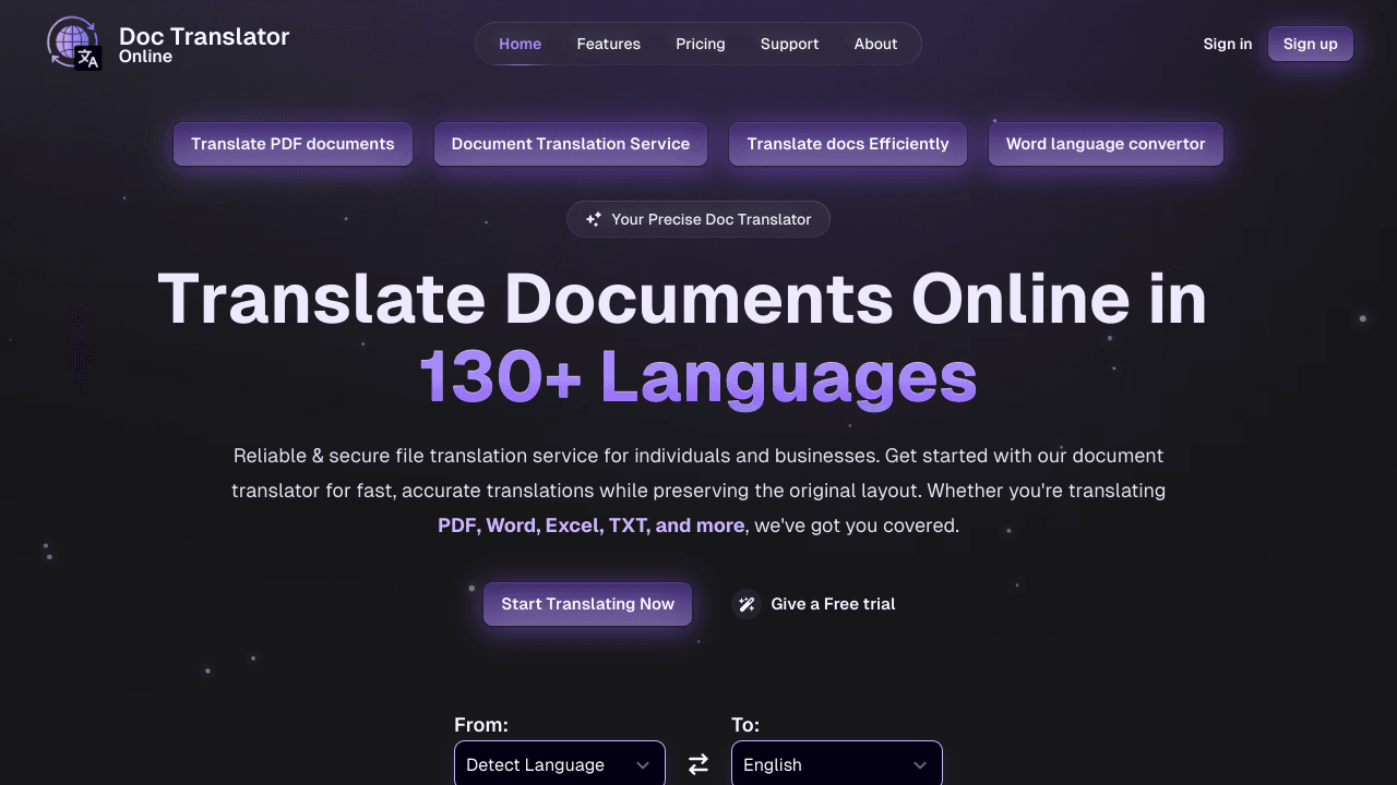 Doc Translator Online