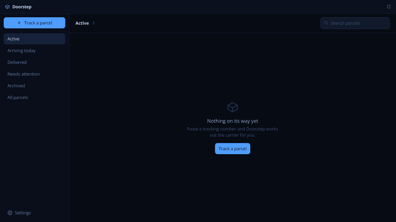 Doorstep — Package Tracker