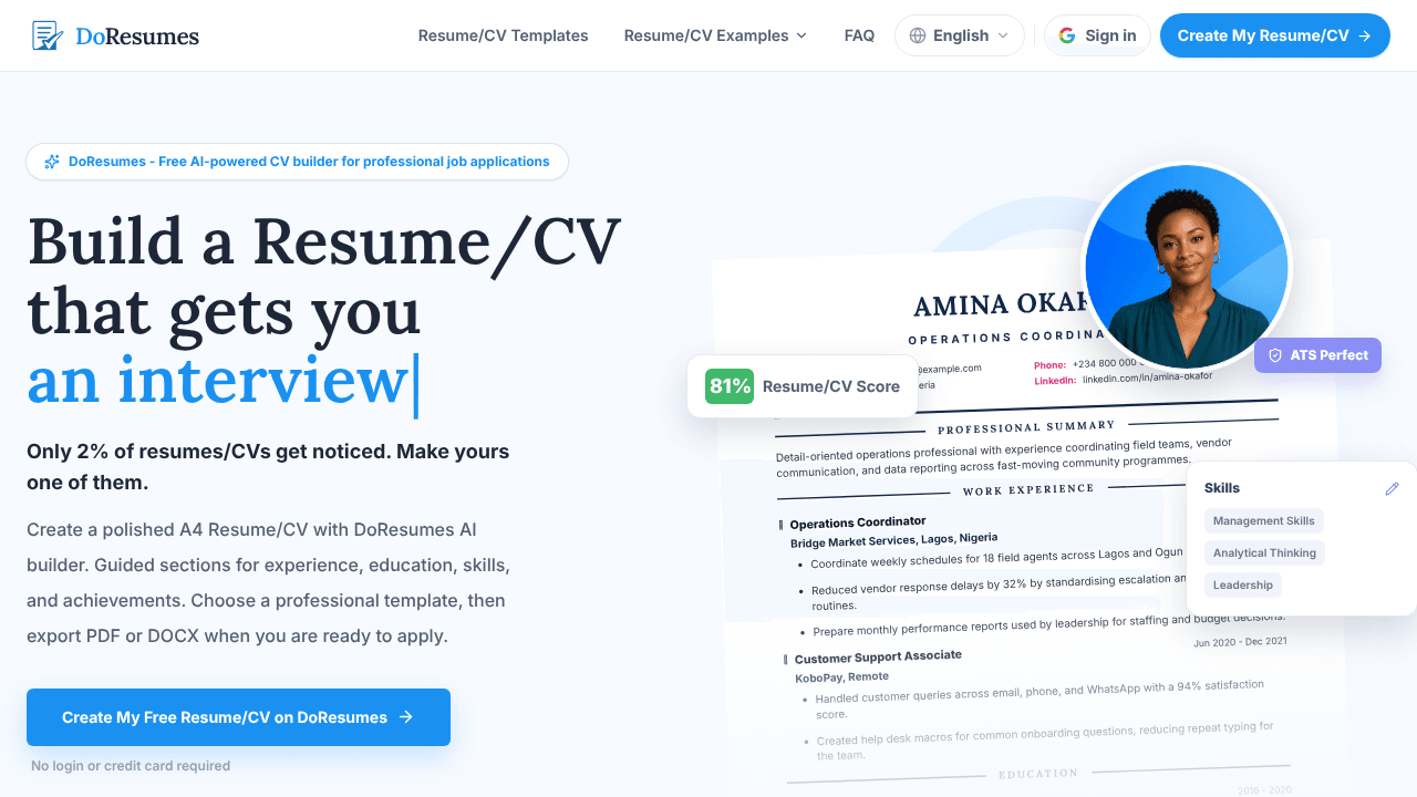 DoResumes Careers