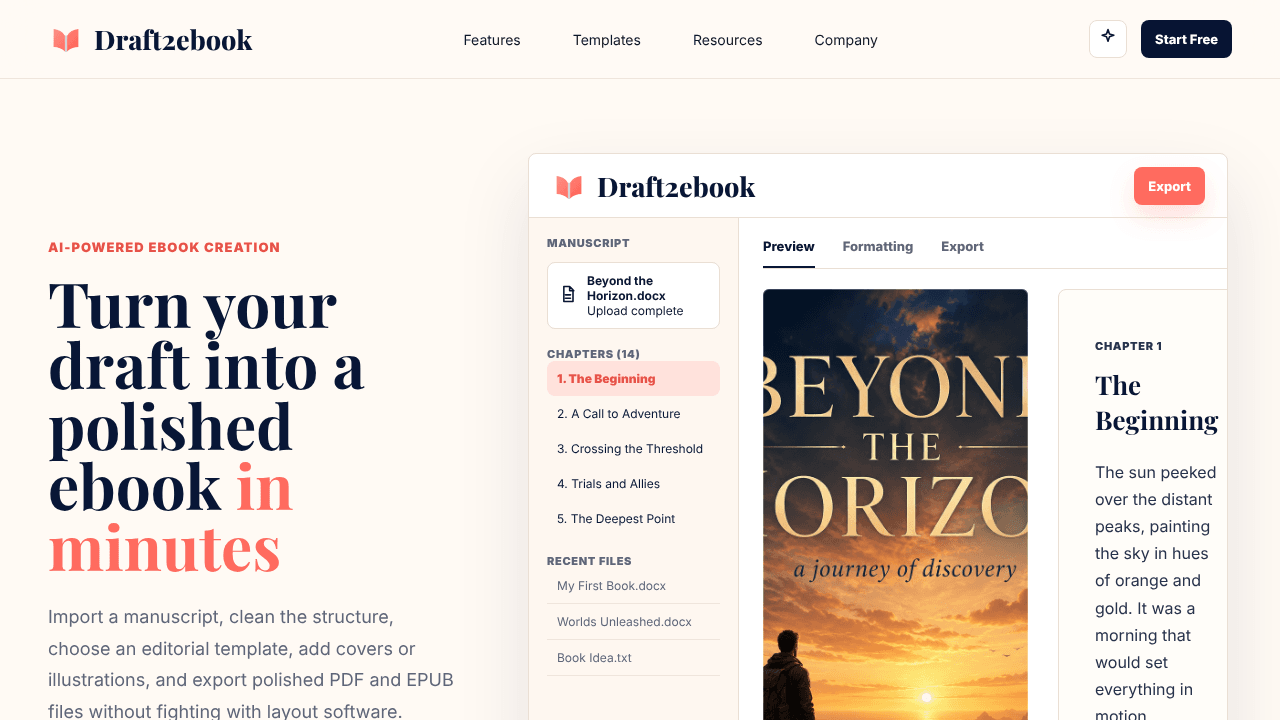 Draft2ebook