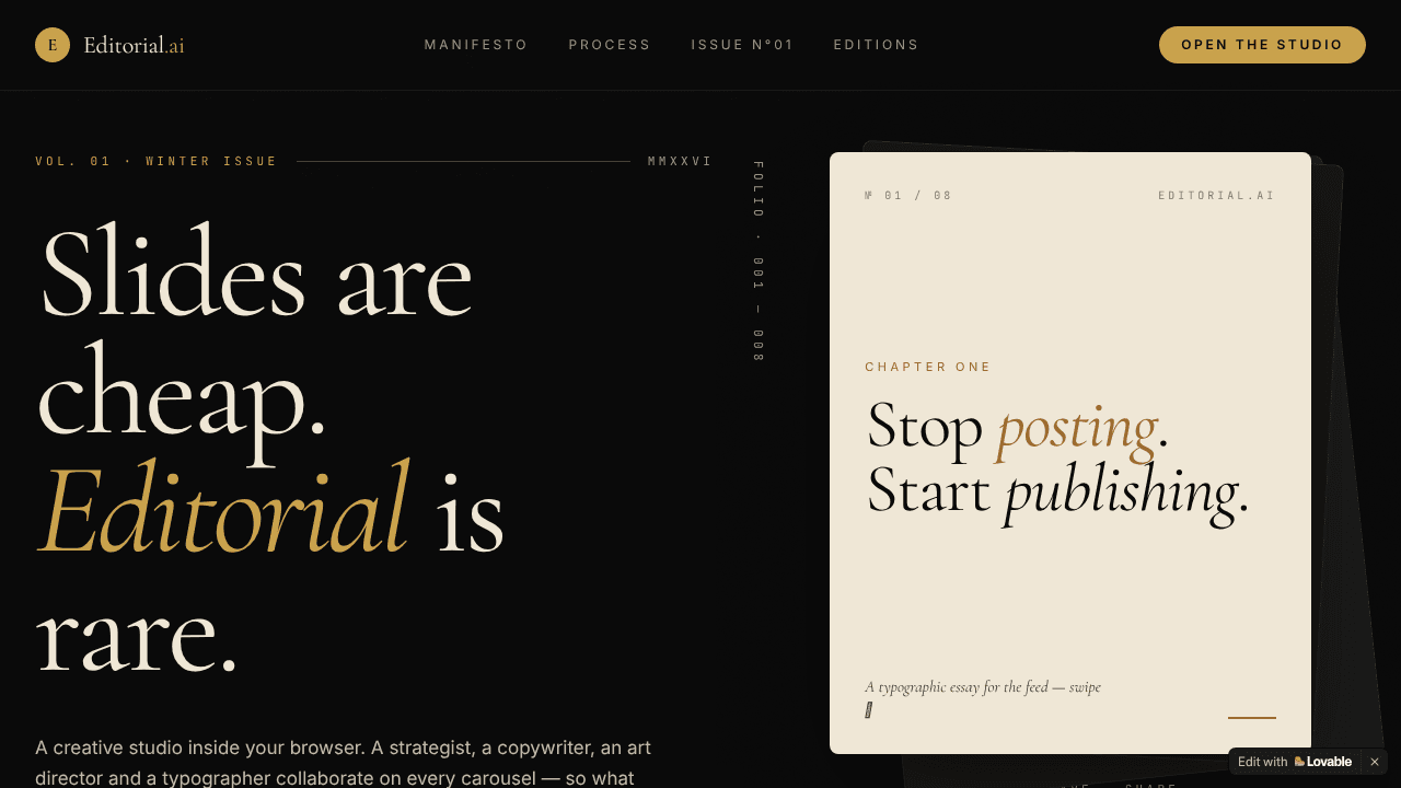Editorial AI
