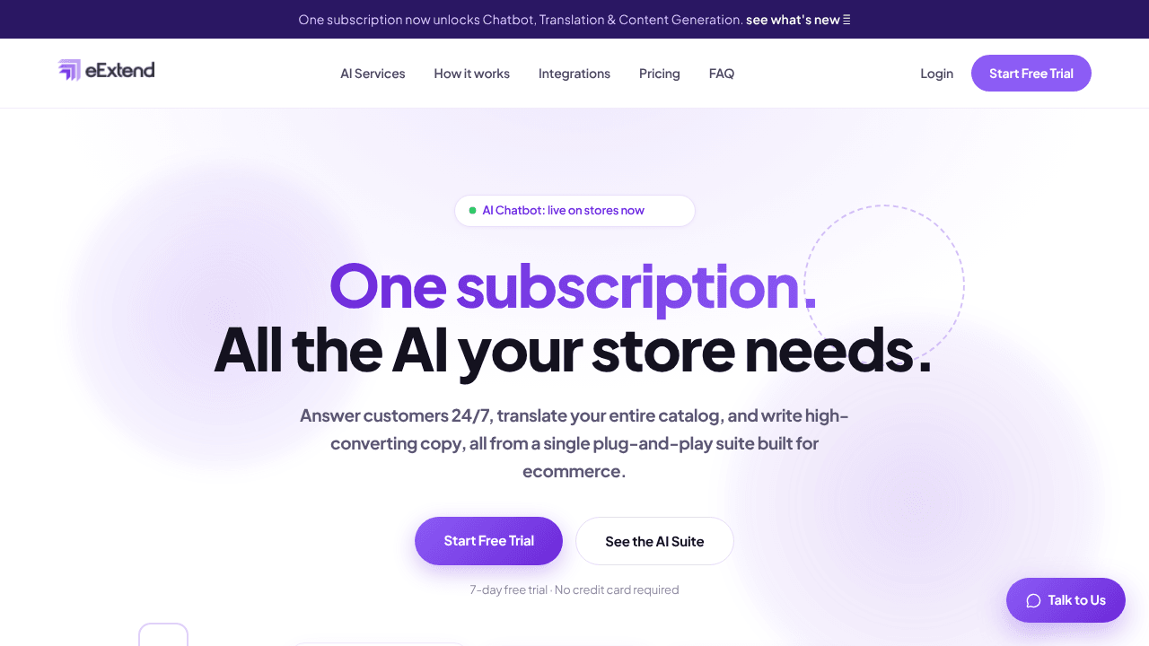 eExtend - One subscription