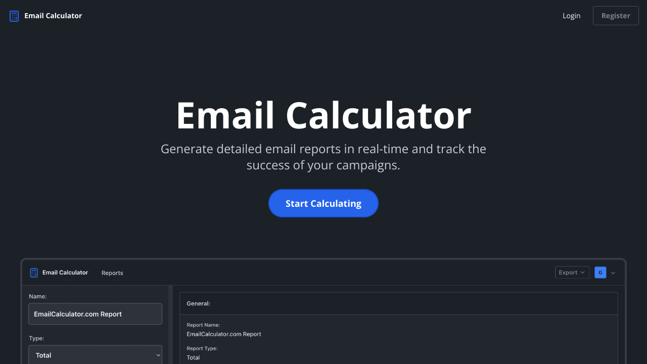 Email Calculator