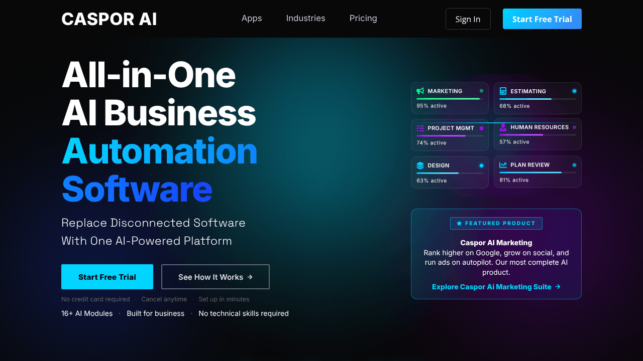 Every module. One connected platform.