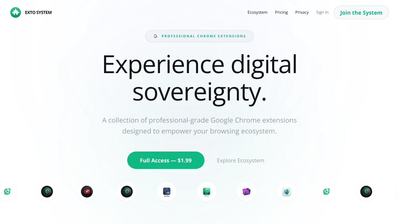 Exto Ecosystem