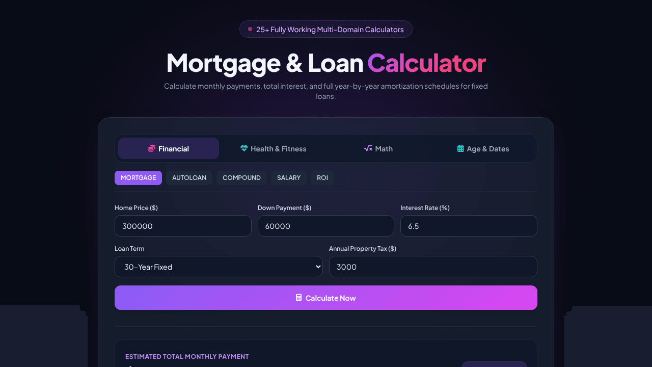 FastFinance Multi-Tool Suite
