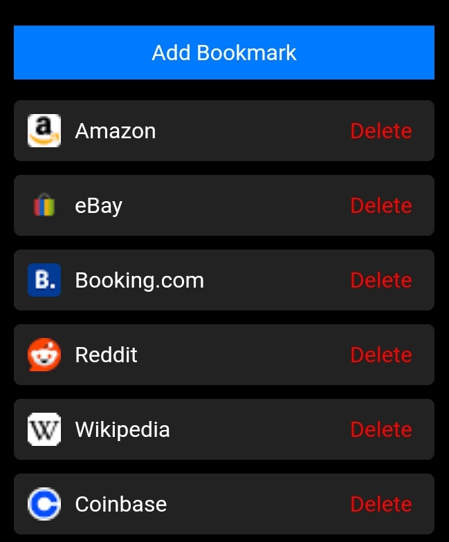 Fastsites - bookmark android app