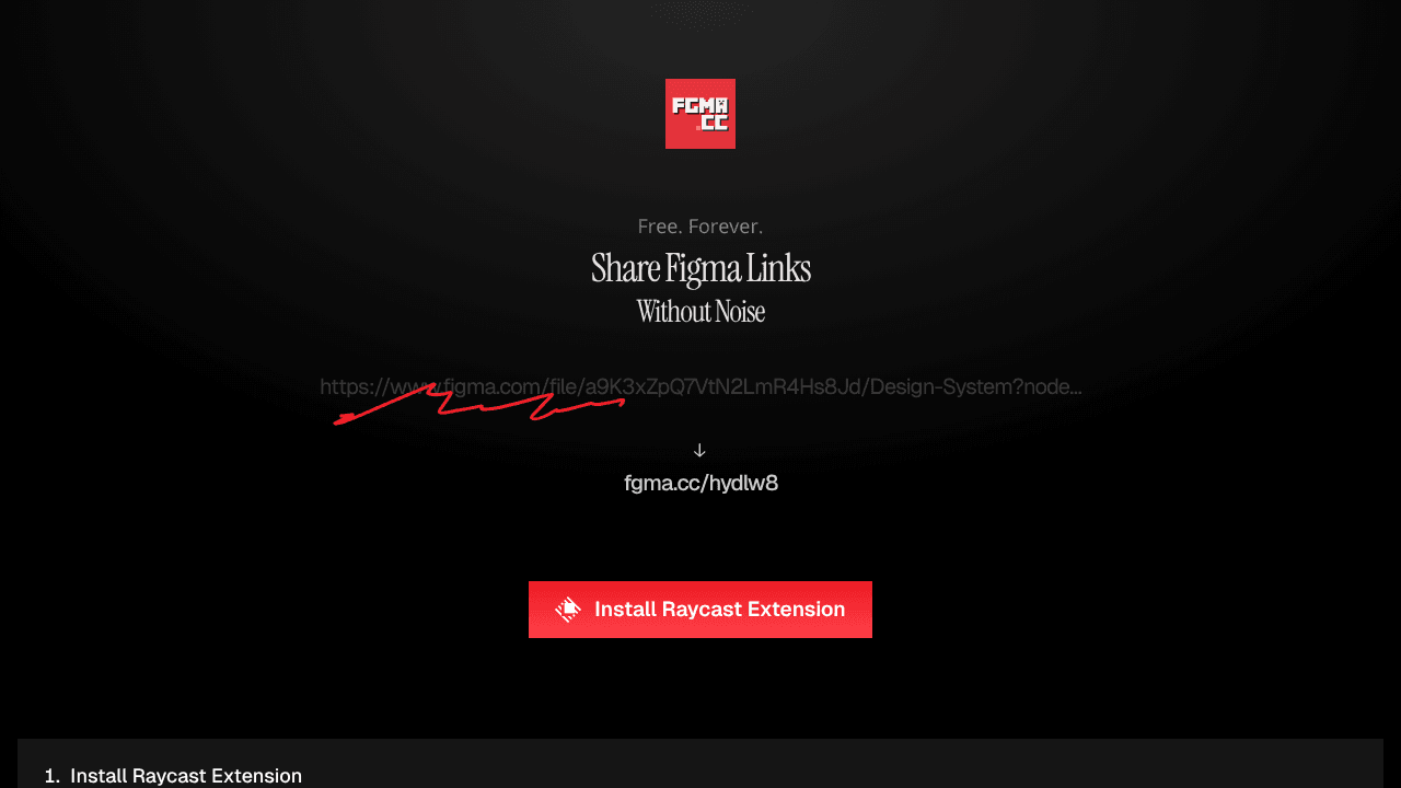 FGMA — Clean Figma Links