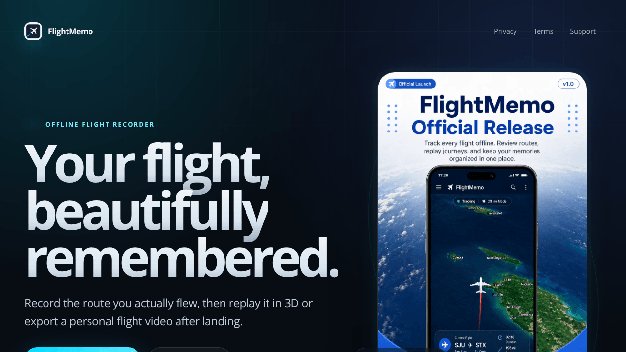 FlightMemo: Flight Tracker