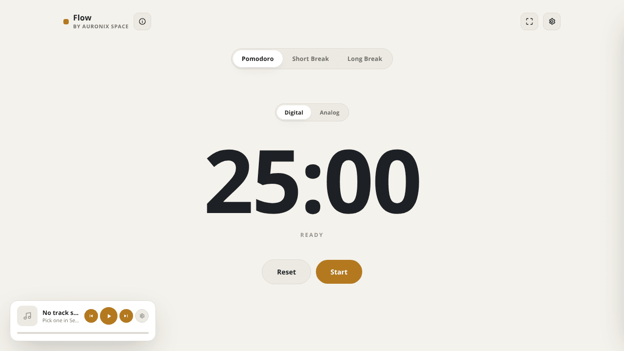 Flow - Pomodoro Timer