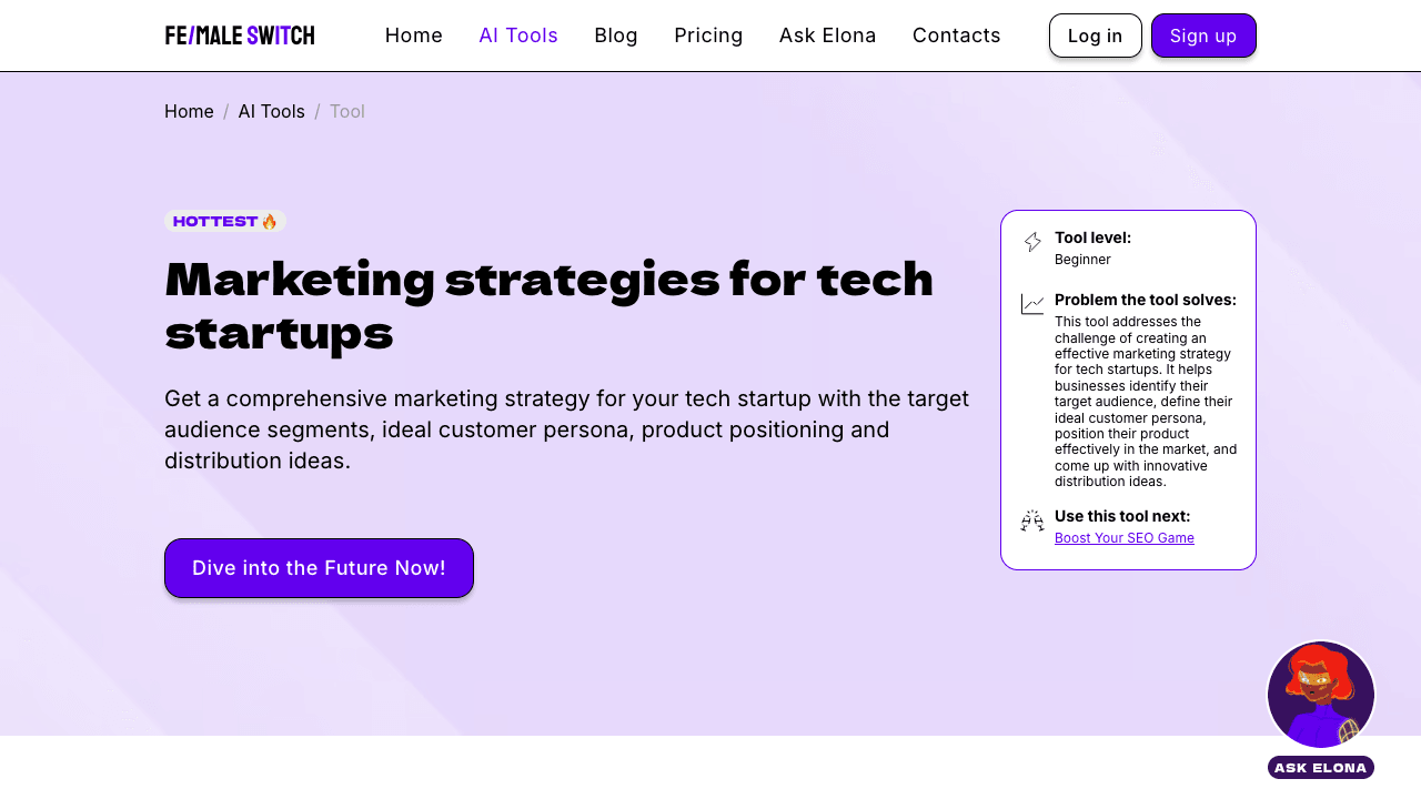 F/MS Marketing strategy for startups