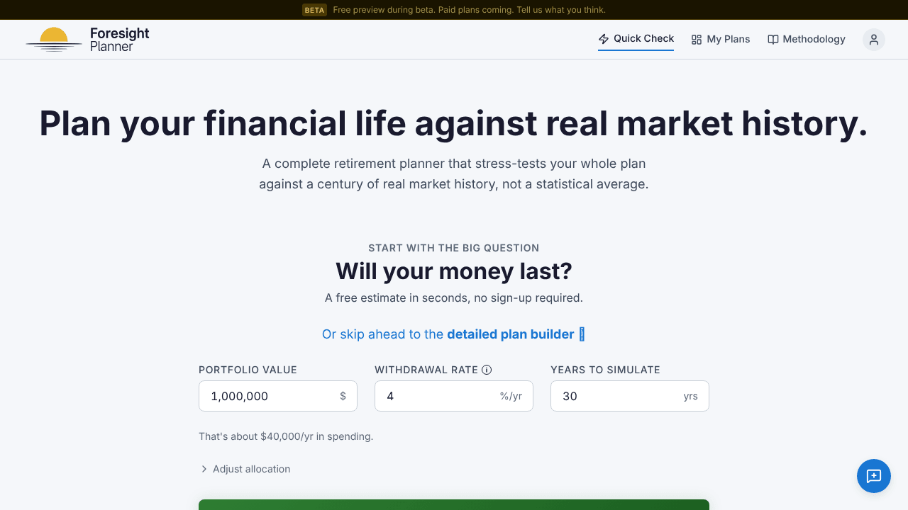 Foresight Planner