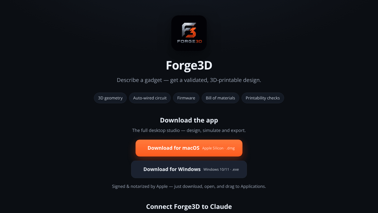 Forge3d 1.0