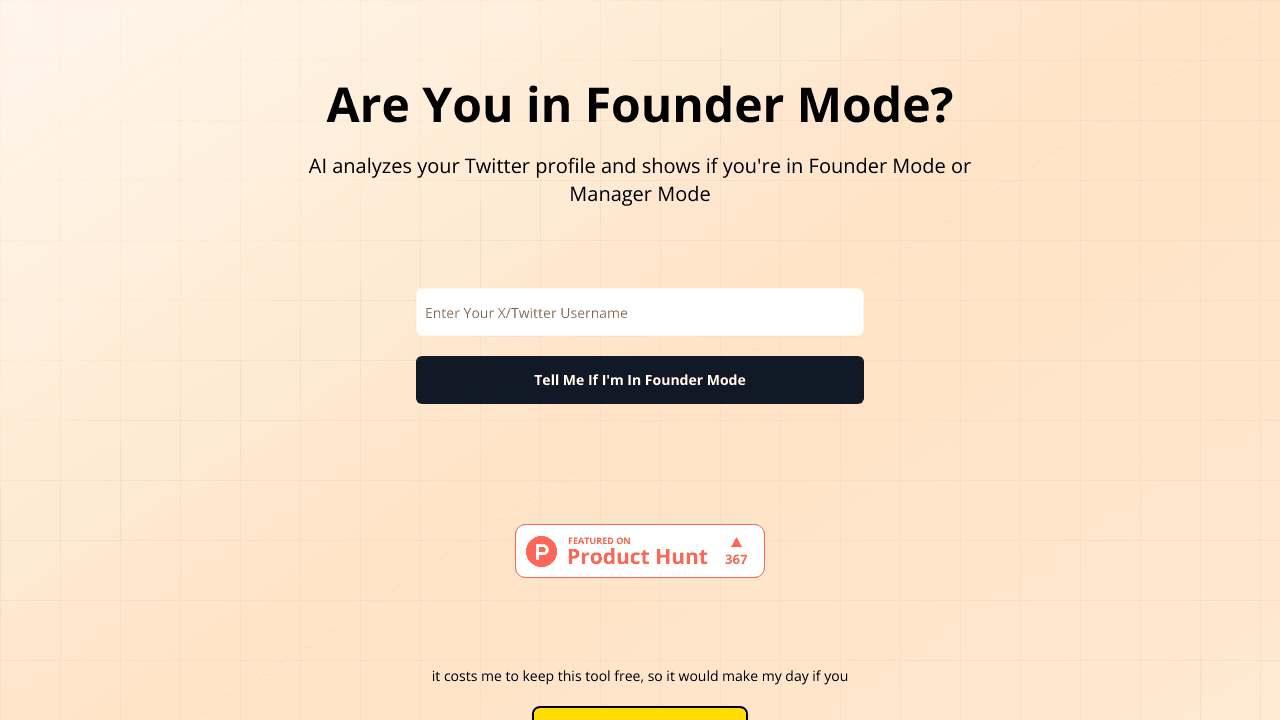 Founder Mode Checker