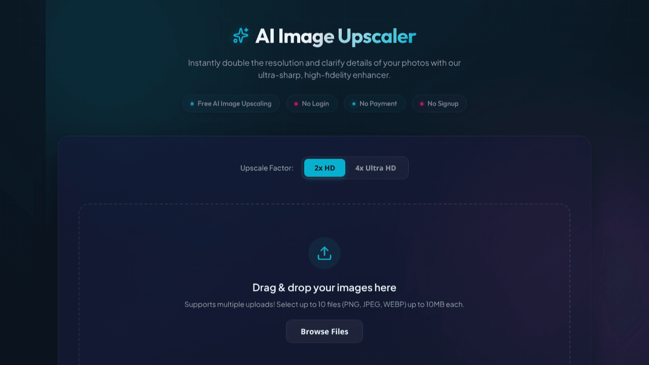 Free AI Image Upscaler