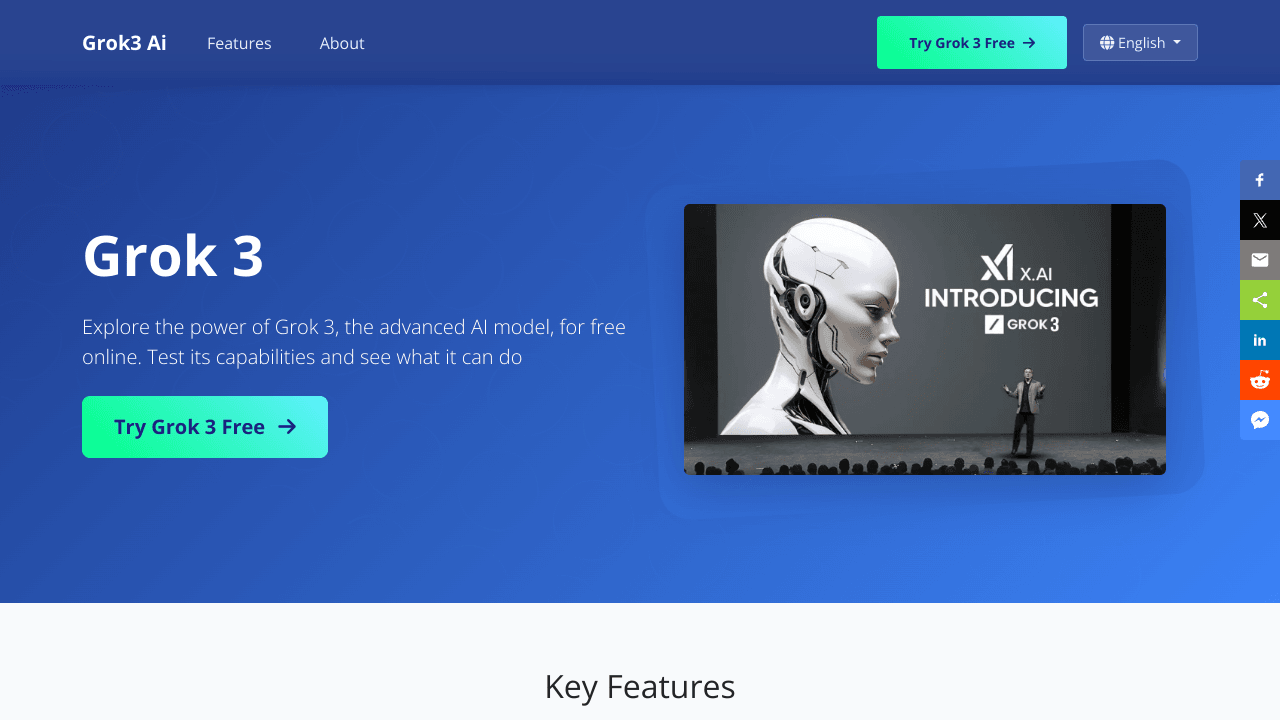 Free Grok 3 AI 