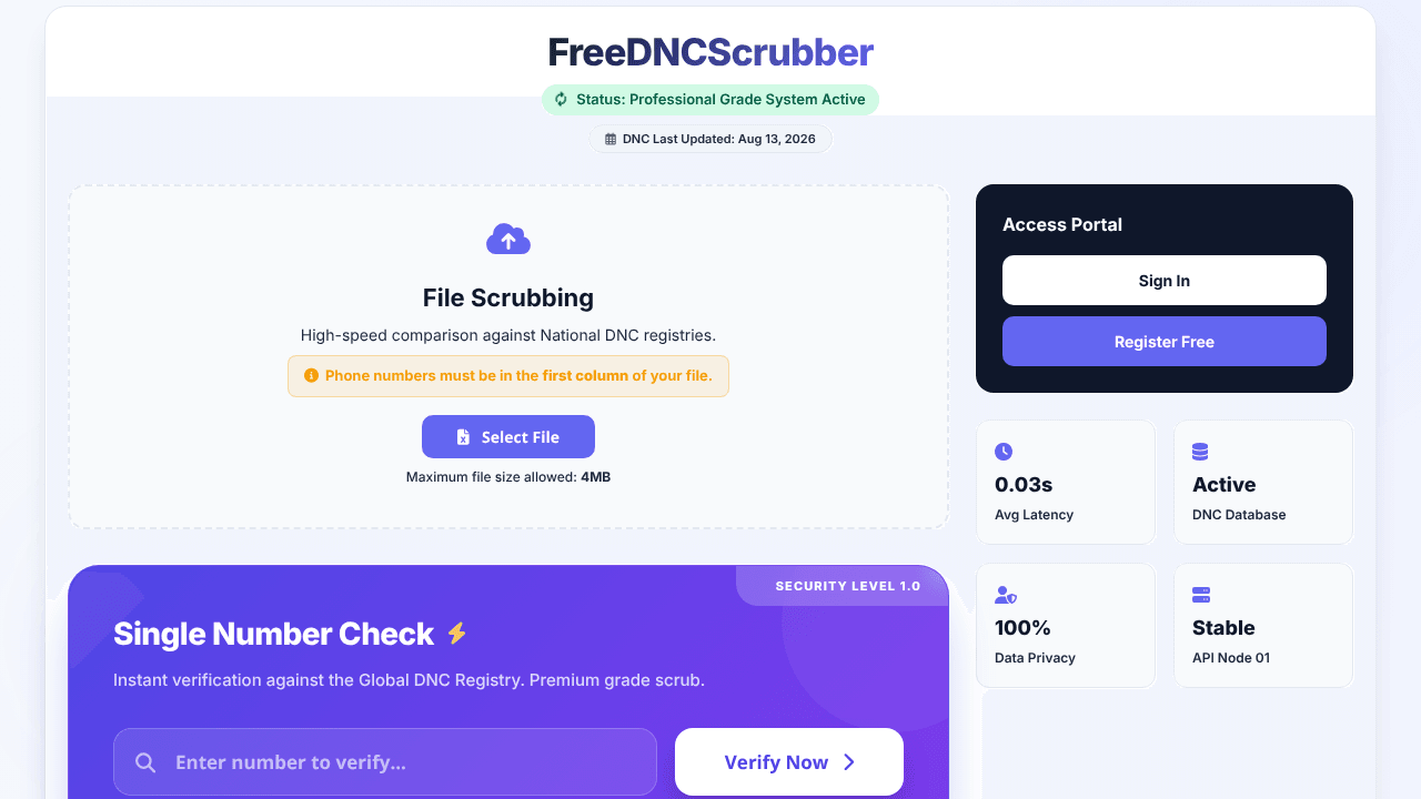 FreeDNCScrubber