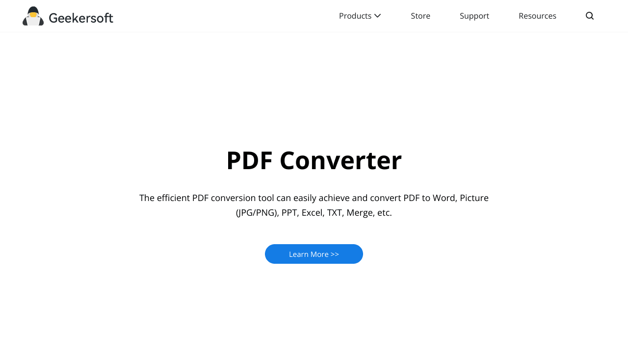 Geekersoft PDF Converter