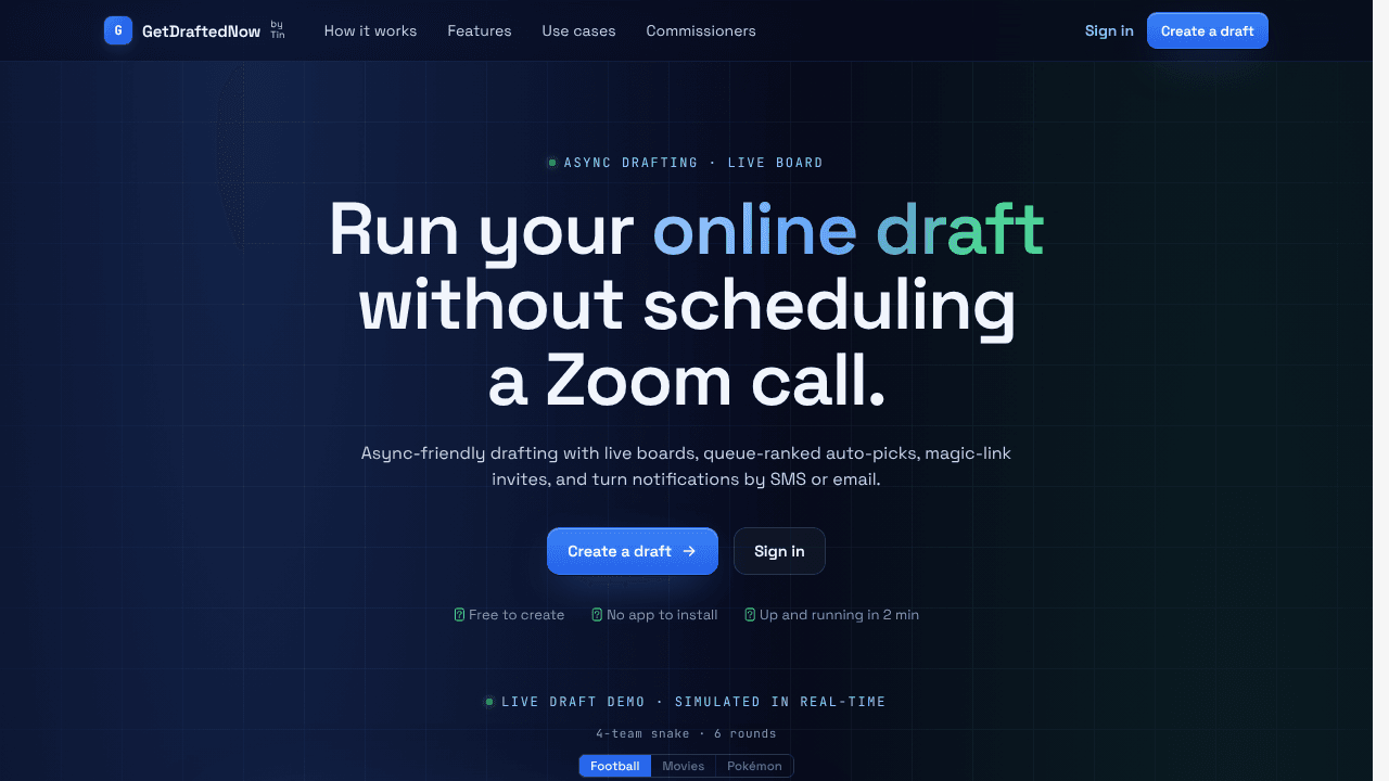 GetDraftedNow