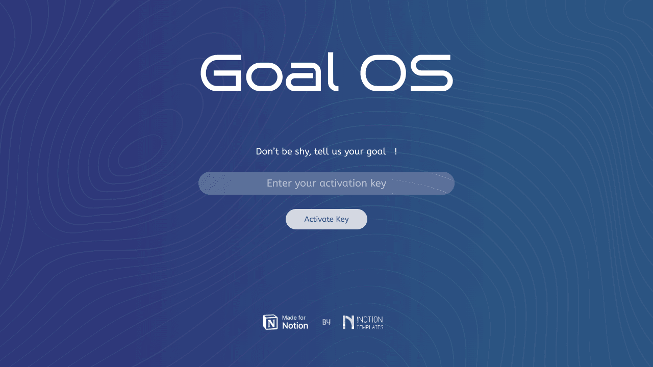 Goal OS - AI Notion Template