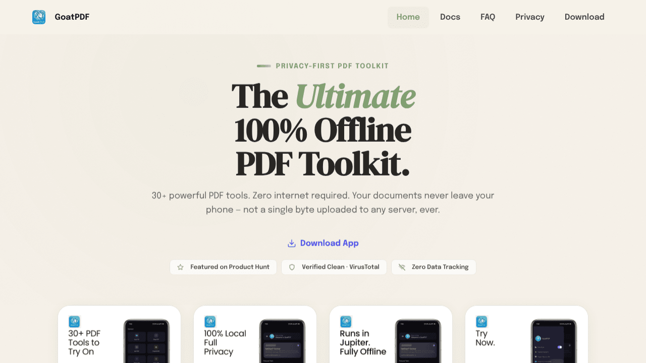 GoatPDF v1.0.0