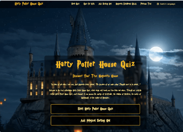 Harry Potter House Quiz