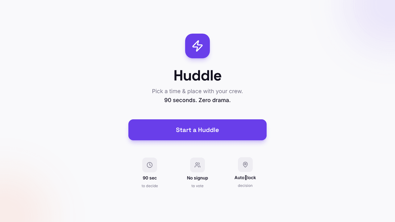 Huddle