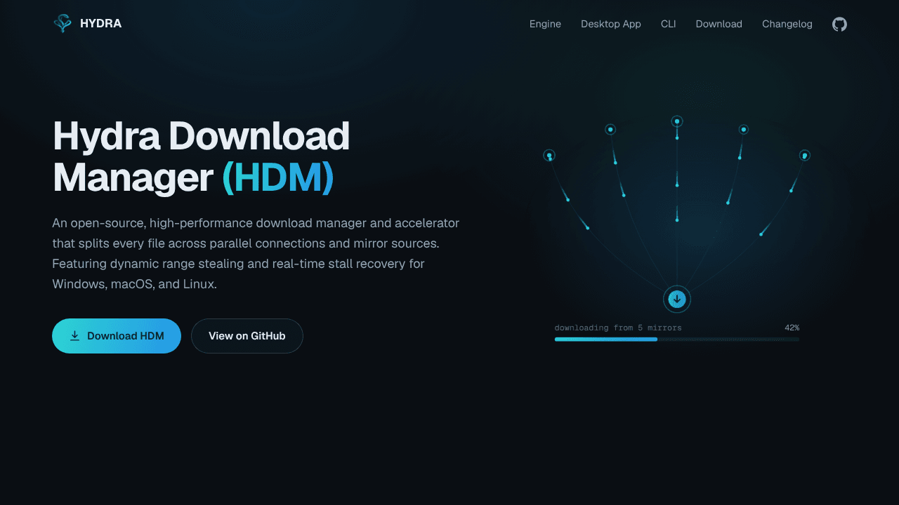 Hydra download manager