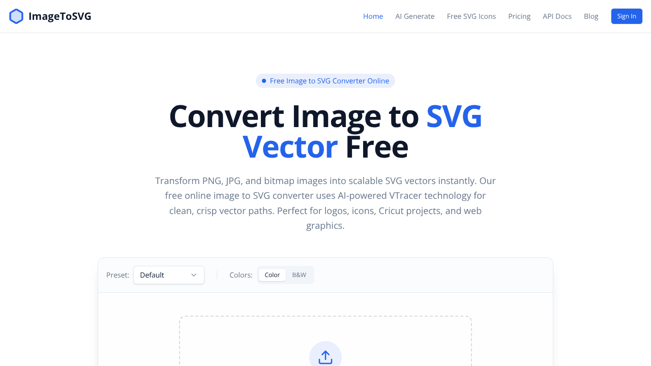 Image to SVG Converter Free Convert.