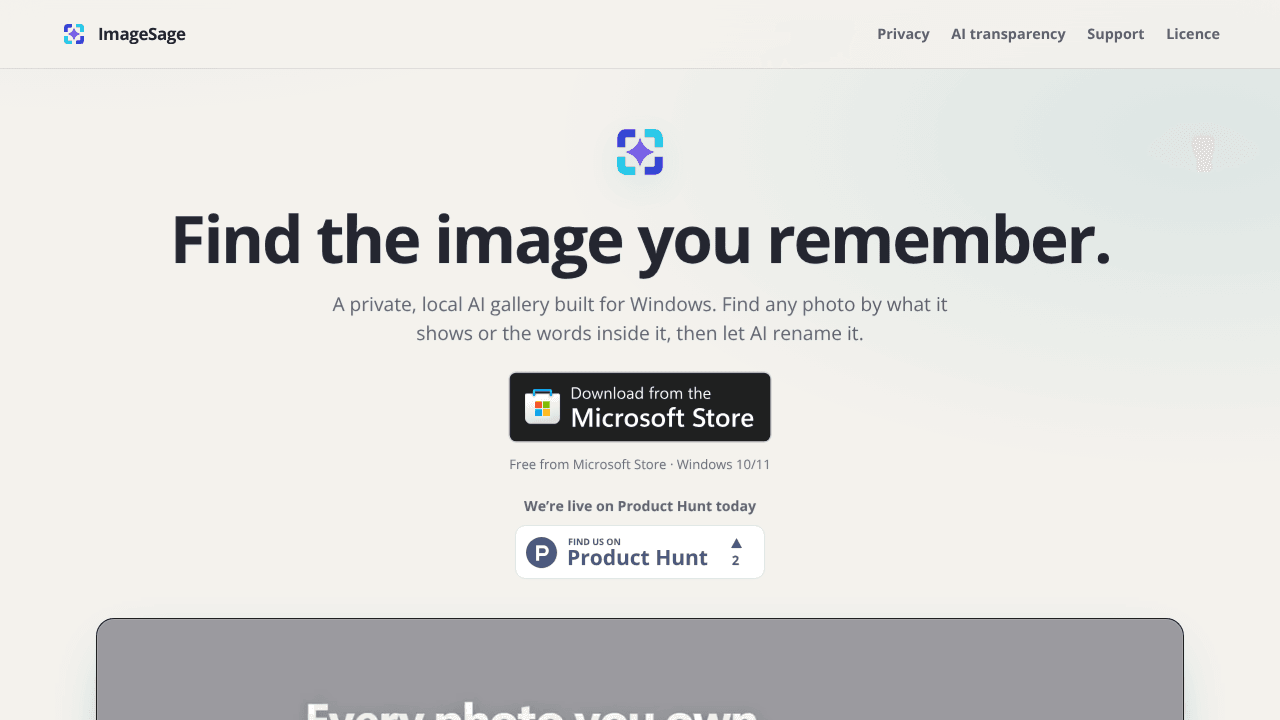 ImageSage AI photo manager