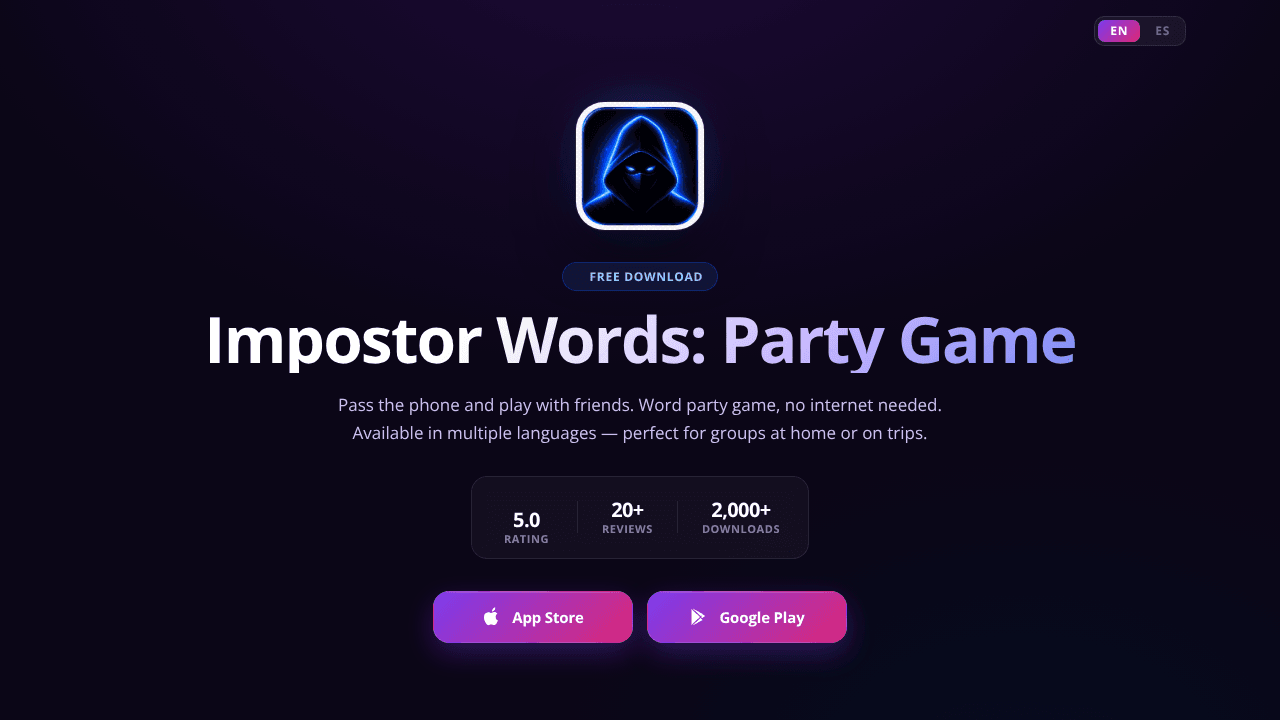 Impostor Words: Party Game