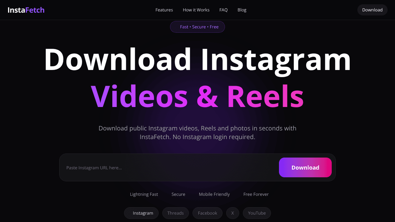 InstaFetch