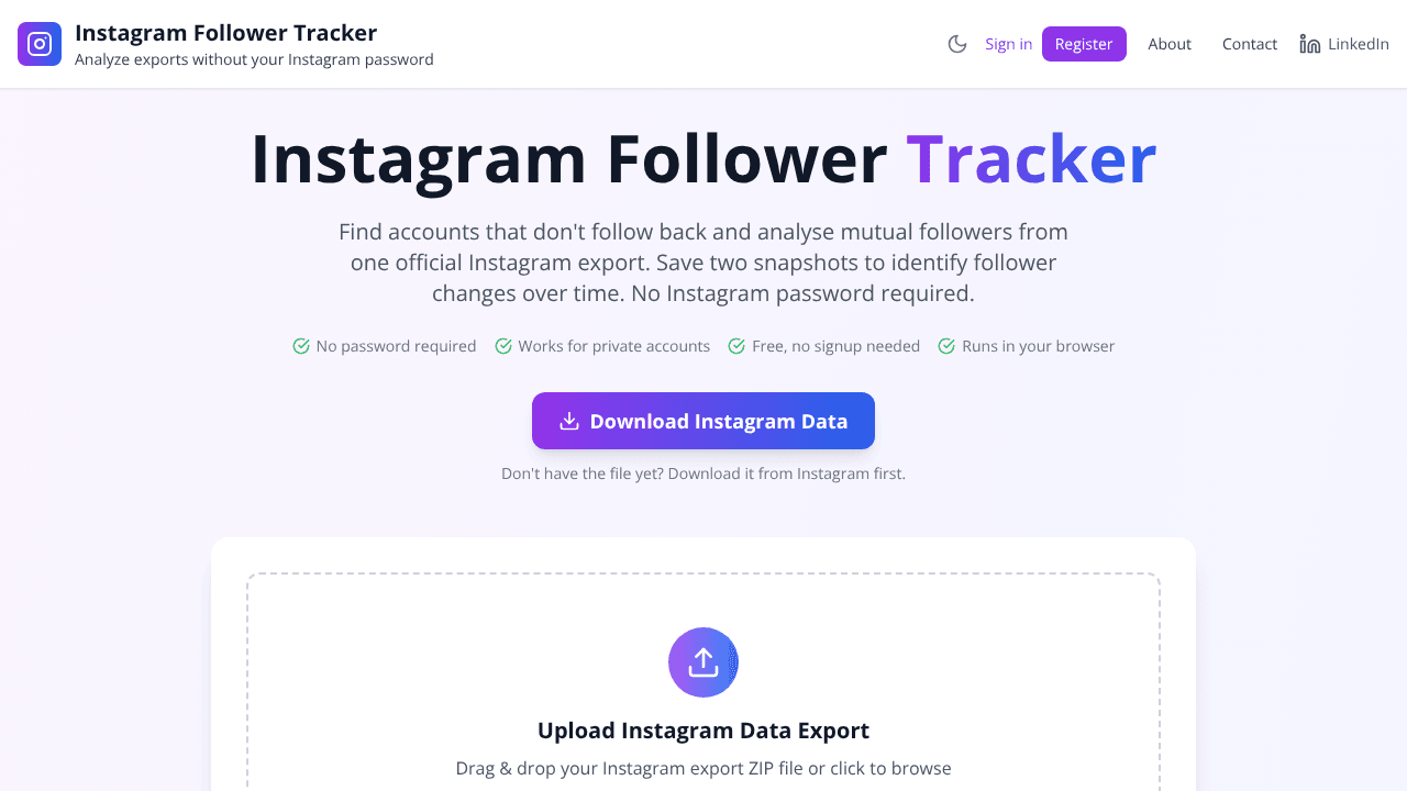 Instagram Follower Tracker