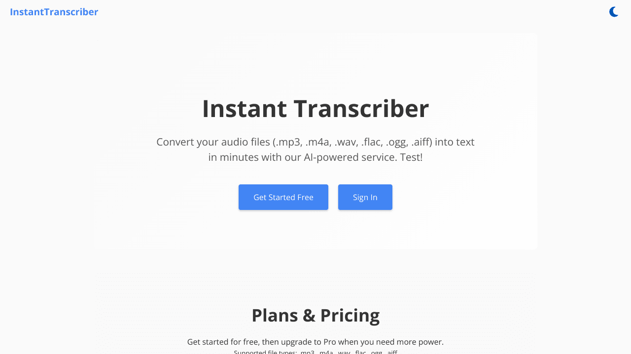 Instanttranscriber