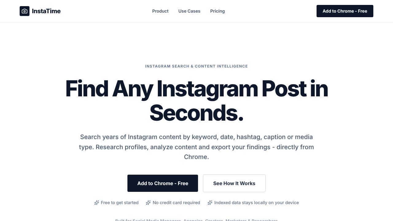 InstaTime Navigator