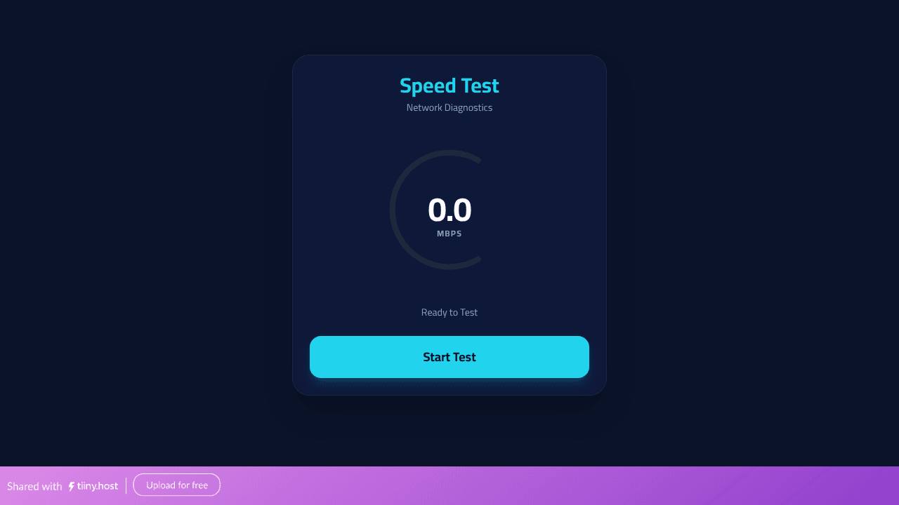 Internet Speed Test
