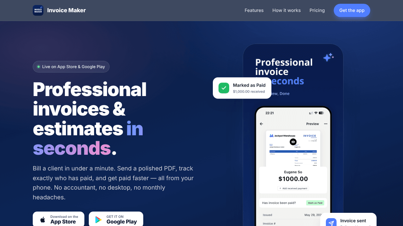Invoice Maker by Caractiv
