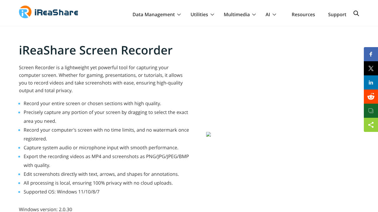 iReaShare Screen Recorder