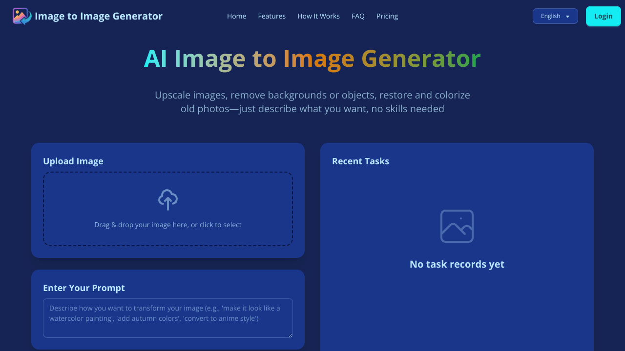 AI Image to Image Generator