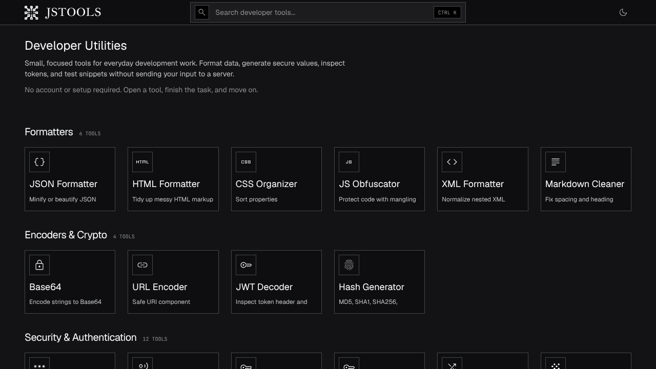 JavaScript Tools