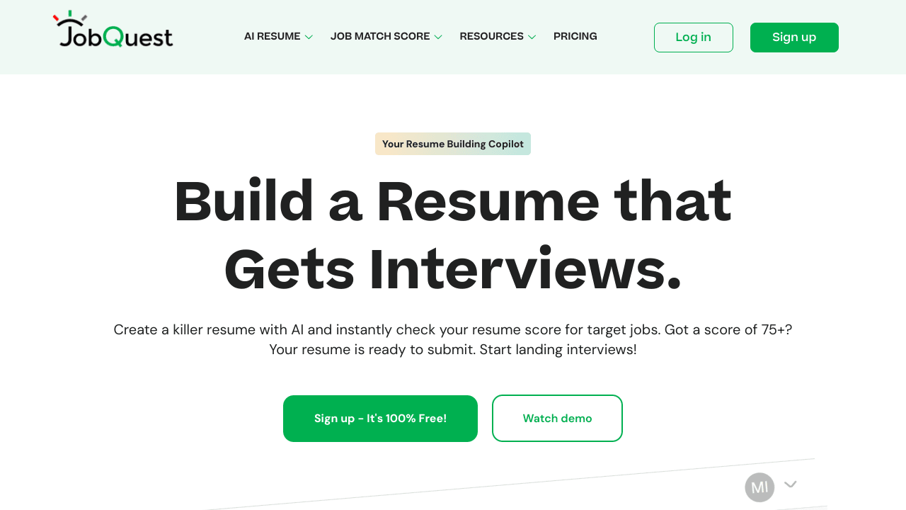 JobQuest Resume Copilot