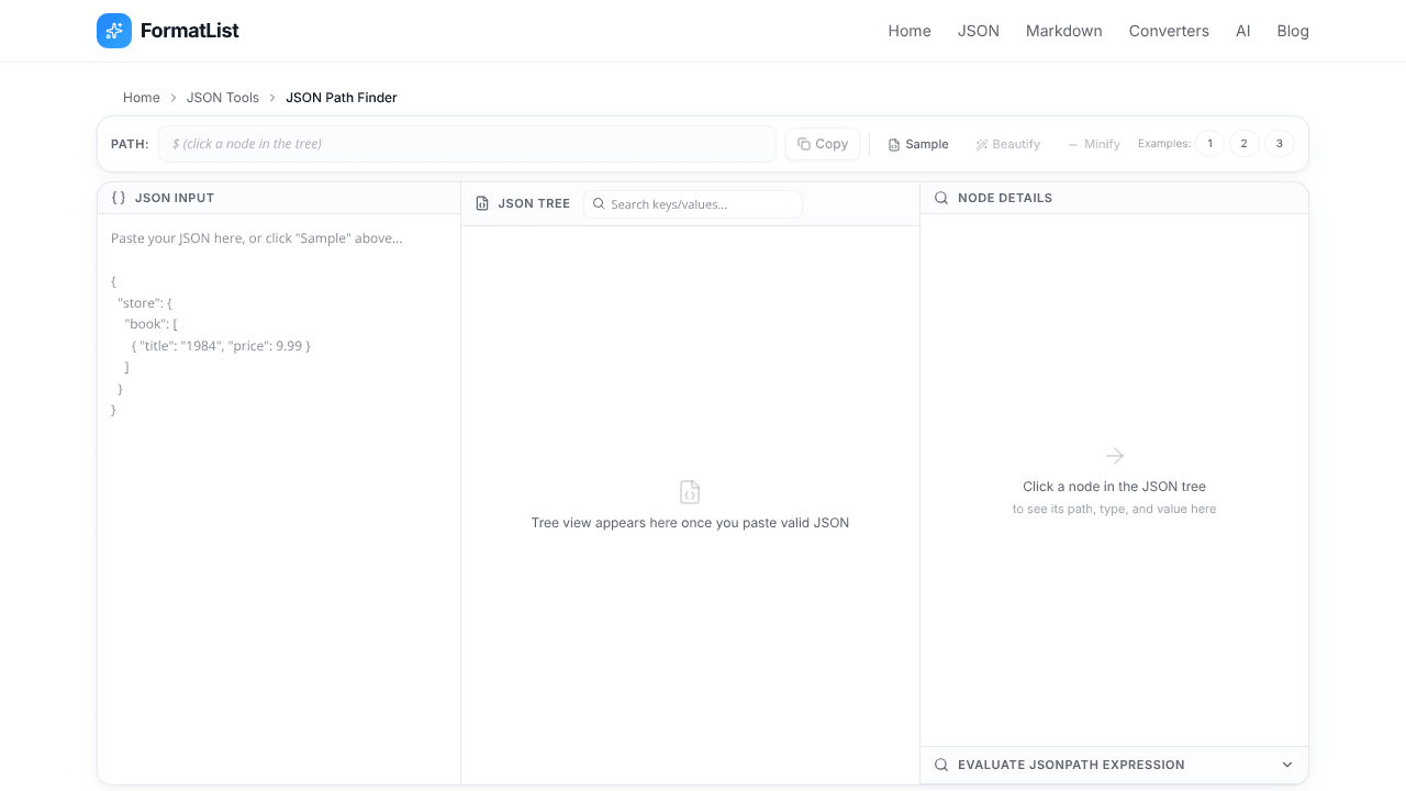 JSON Path Finder