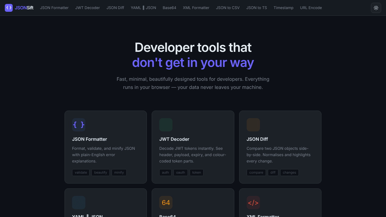 JSONSift