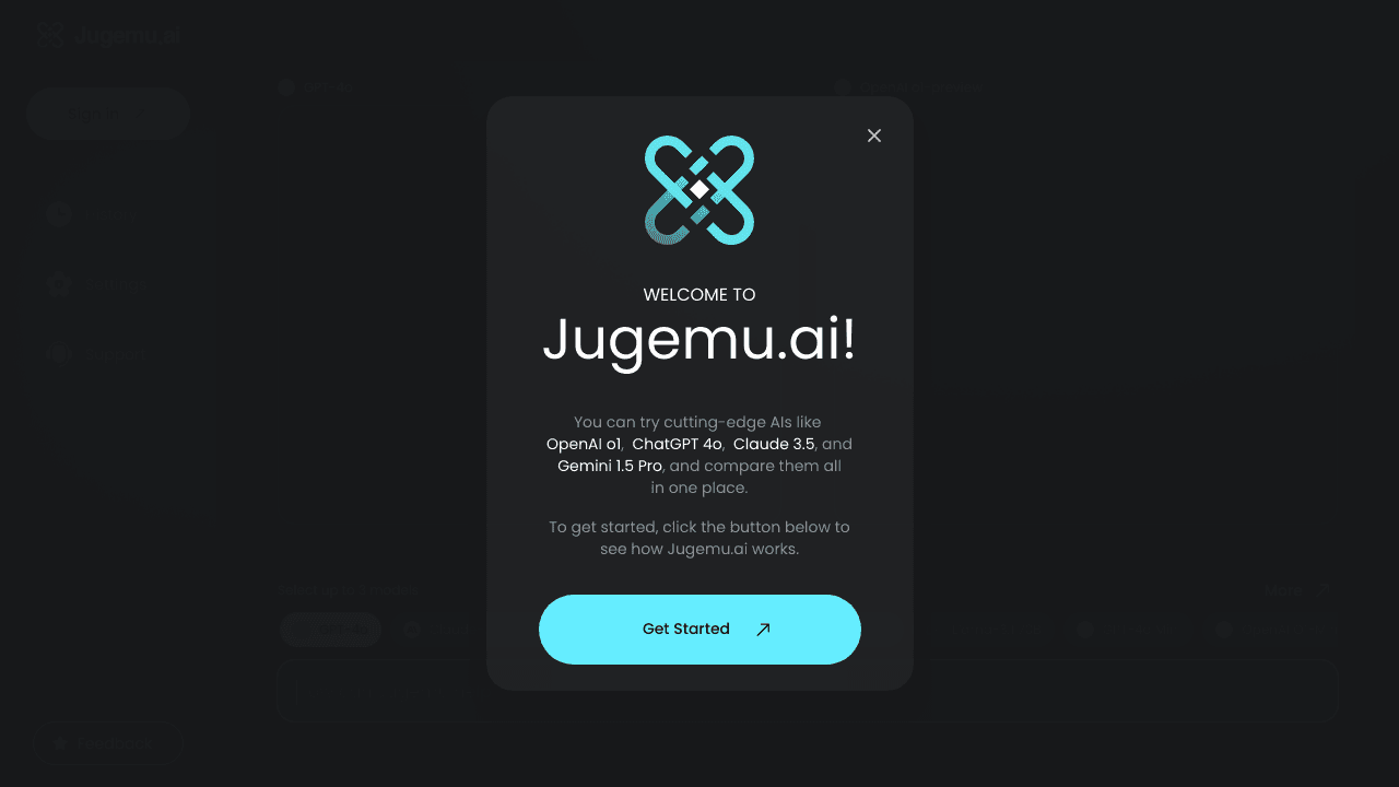 Jugemu.app with OpenAI o1 Support
