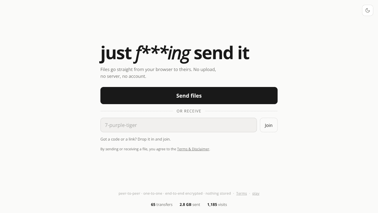 just f***ing send it