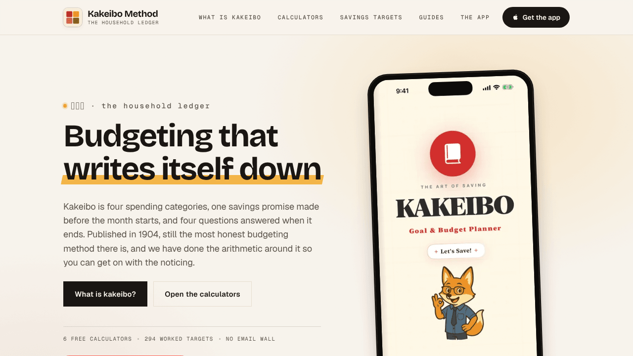 Kakeibo: Goal & Budget Planner
