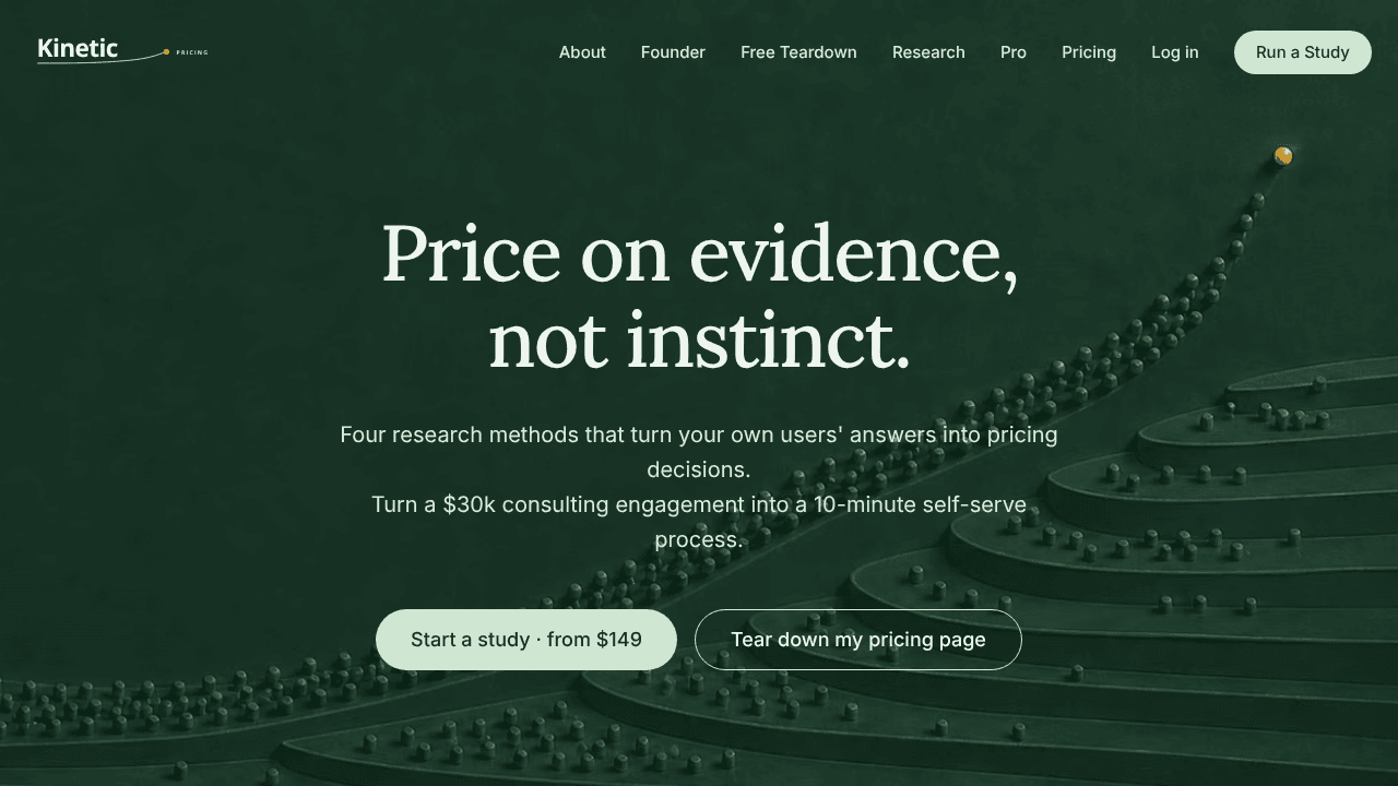 Kinetic Pricing