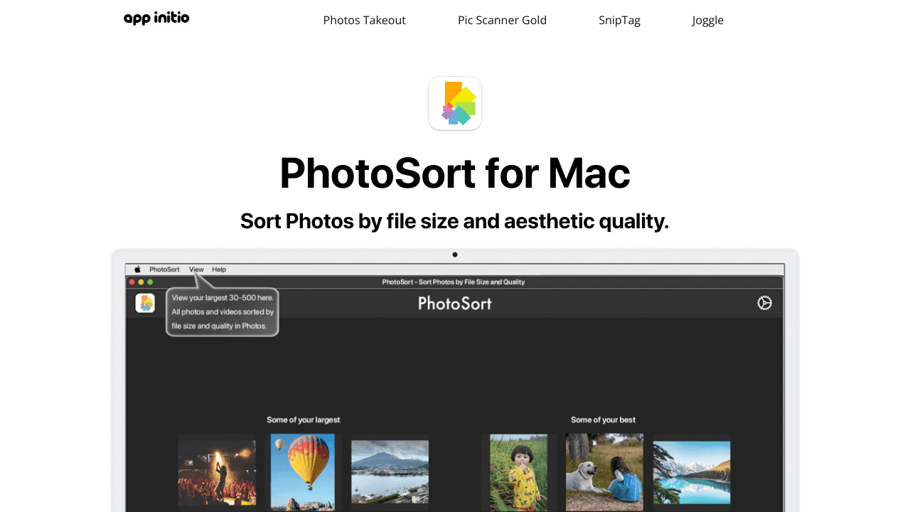 PhotoSort app for Mac