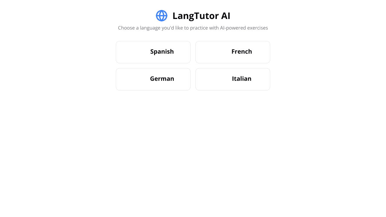 LangTutor AI